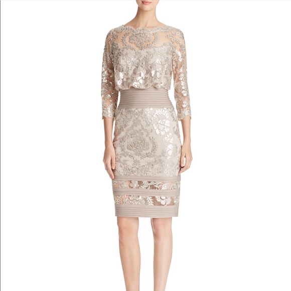 Tadashi Shoji Dresses & Skirts - ❗️REDUCED❗️Tadashi Shoji Sequin Lace Dress